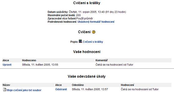 Studenti mohou zmnit sebehodnocen i svou prci