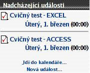 Menu Nadchzejc udlosti
